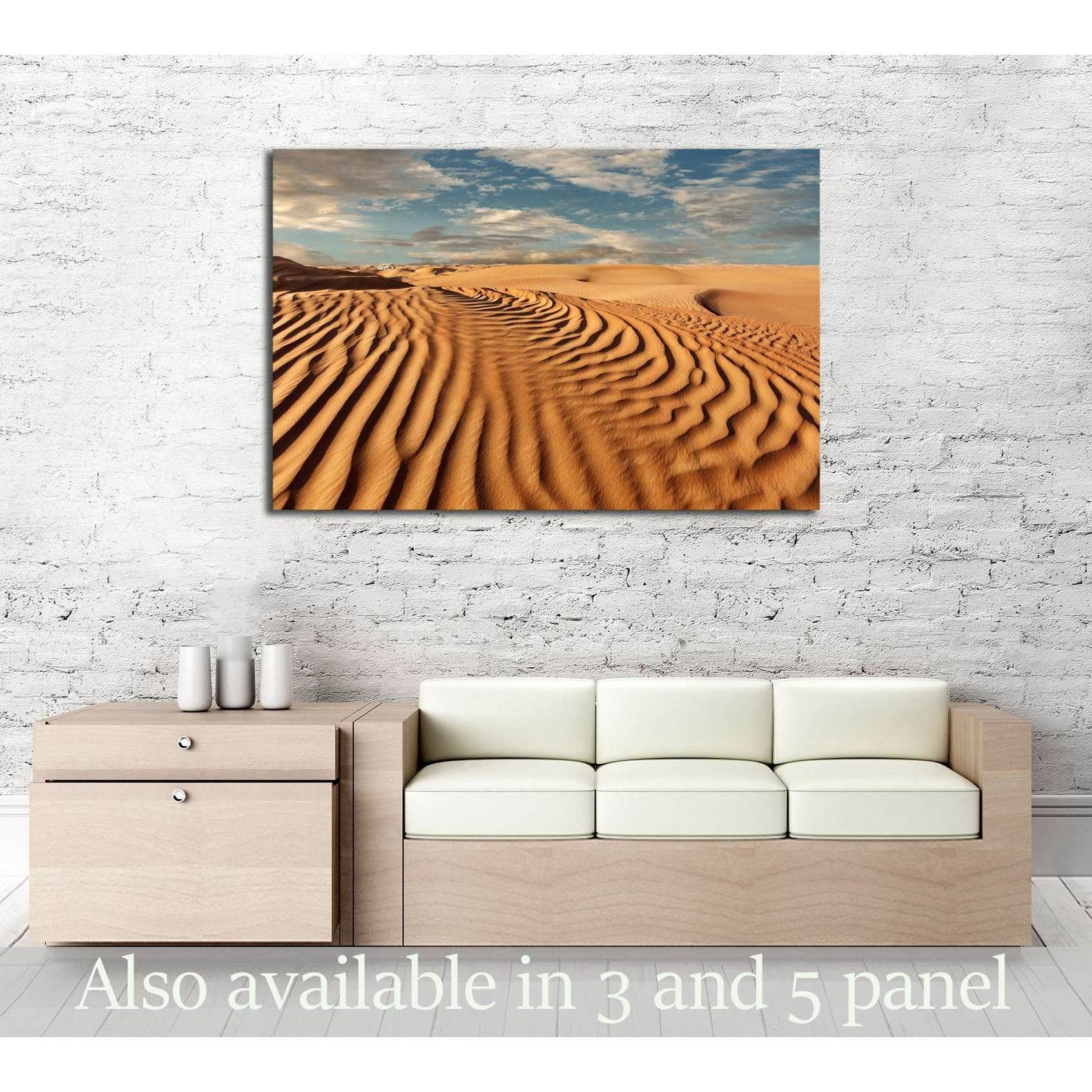 Desert landscape №3154 Ready to Hang Canvas Print - Zellart Canvas Prints ALL_Products, s-3154