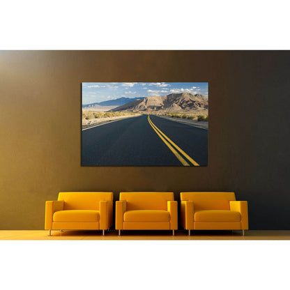 Desert road in Southern California №1899 Ready to Hang Canvas Print - Zellart Canvas Prints ALL_Products, s-1899