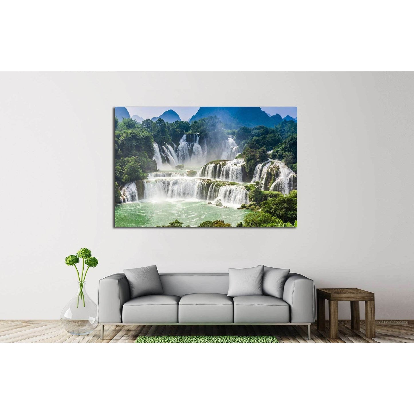 Detian Waterfall №607 Ready to Hang Canvas PrintCanvas art arrives ready to hang, with hanging accessories included and no additional framing required. Every canvas print is hand-crafted, made on-demand at our workshop and expertly stretched around 100% N