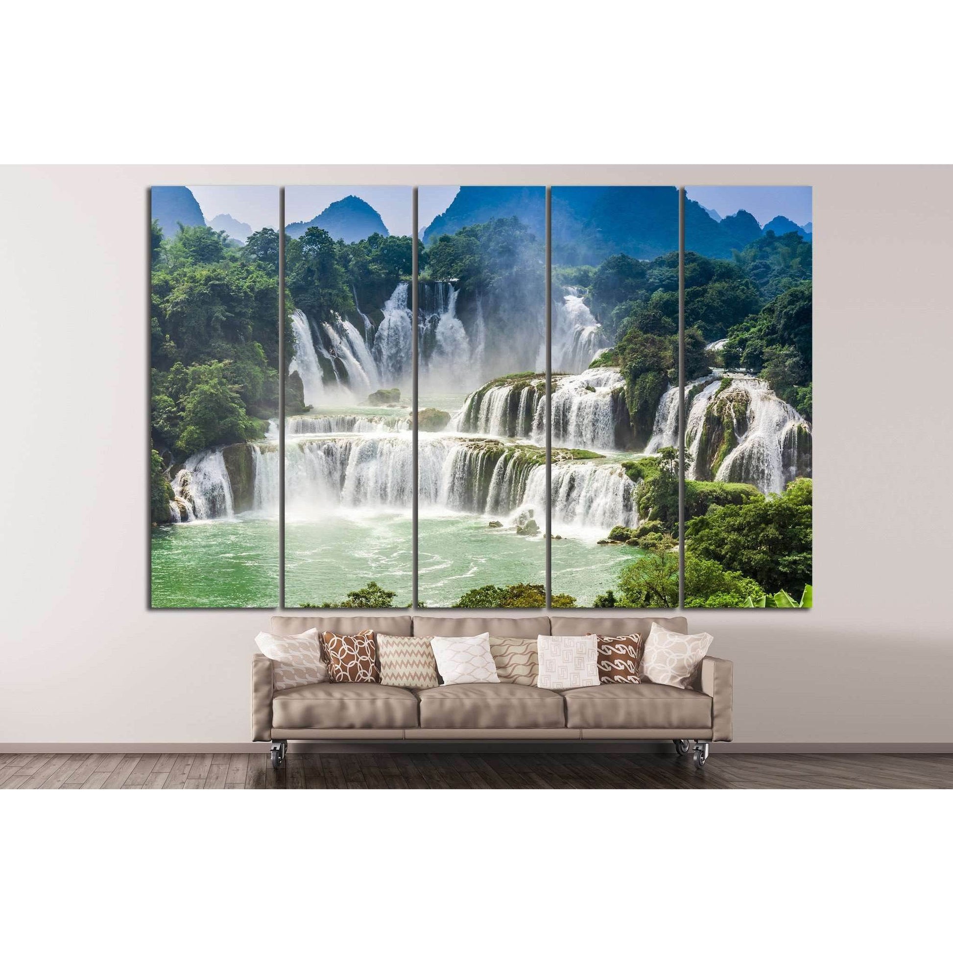Detian Waterfall №607 Ready to Hang Canvas PrintCanvas art arrives ready to hang, with hanging accessories included and no additional framing required. Every canvas print is hand-crafted, made on-demand at our workshop and expertly stretched around 100% N