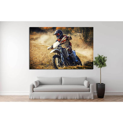 Dirt Bike №165 Ready to Hang Canvas PrintCanvas art arrives ready to hang, with hanging accessories included and no additional framing required. Every canvas print is hand-crafted, made on-demand at our workshop and expertly stretched around 100% North Am