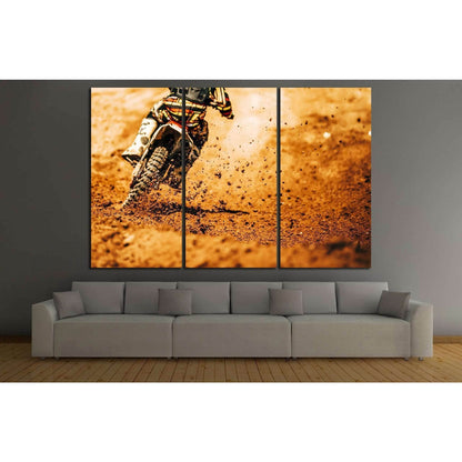 Dirt Bike №168 Ready to Hang Canvas PrintCanvas art arrives ready to hang, with hanging accessories included and no additional framing required. Every canvas print is hand-crafted, made on-demand at our workshop and expertly stretched around 100% North Am