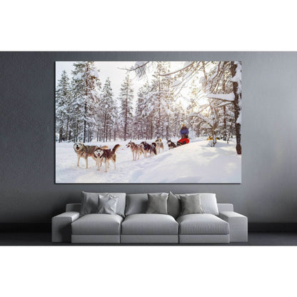 Dog team №5 Ready to Hang Canvas Print - Zellart Canvas Prints ALL_Products, s-5