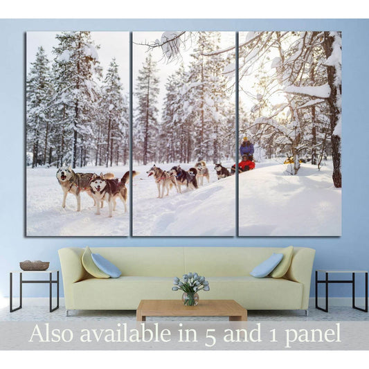 Dog team №5 Ready to Hang Canvas Print - Zellart Canvas Prints ALL_Products, s-5