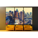 Downtown Los Angeles №1254 Ready to Hang Canvas Print