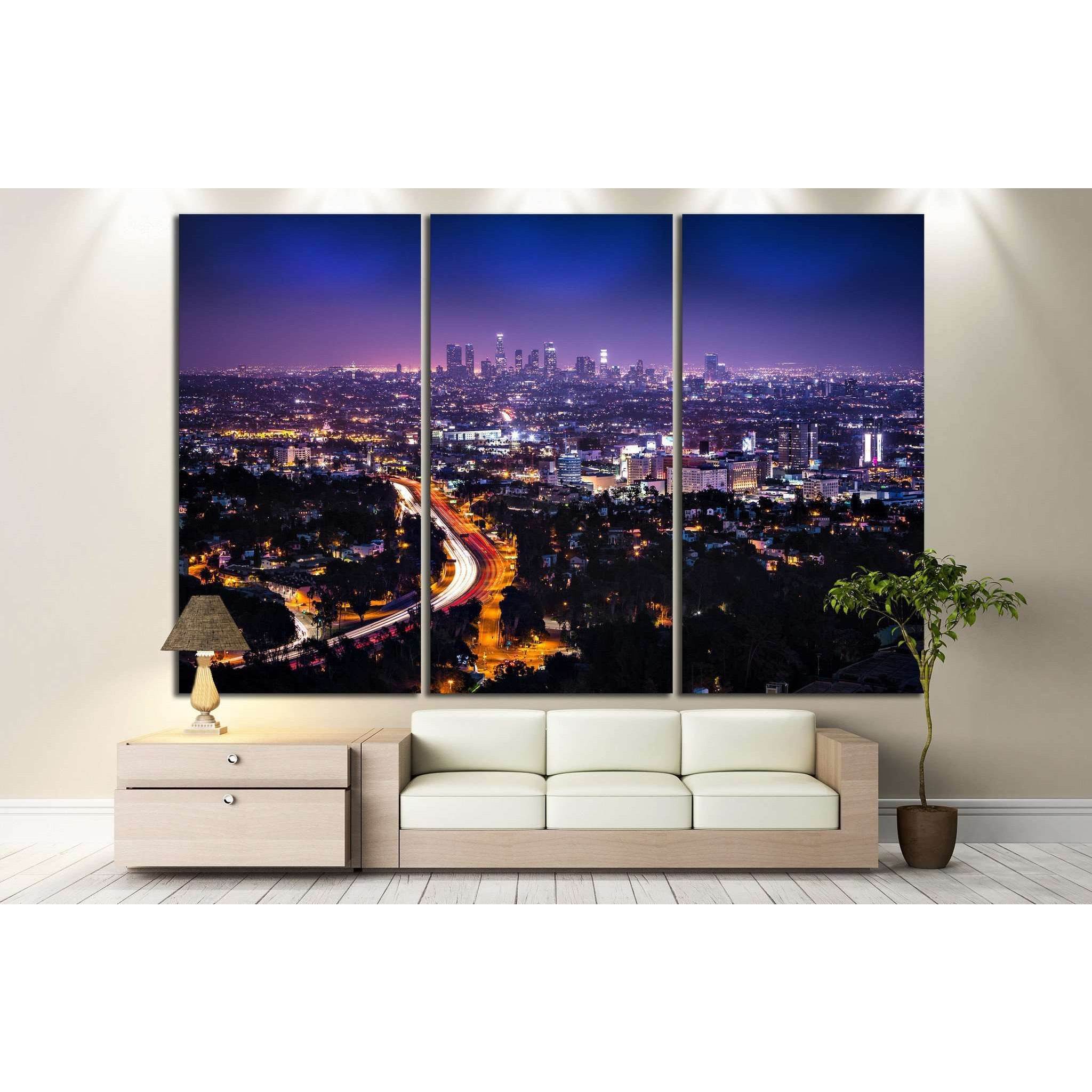 Downtown Los Angeles №884 Ready to Hang Canvas Print
