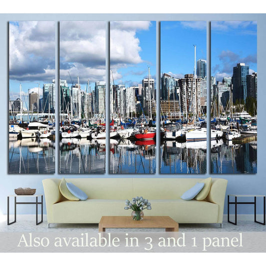 Downtown of the beautiful city №2712 Ready to Hang Canvas Print - Zellart Canvas Prints ALL_Products, s-2712