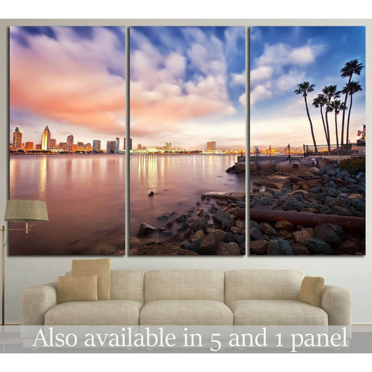 Downtown San Diego №811 Ready to Hang Canvas Print - Zellart Canvas Prints ALL_Products, s-811