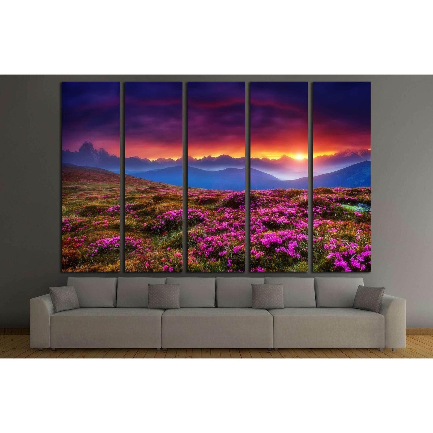 Dramatic and picturesque scene, Location Georgia. Europe №3083 Ready to Hang Canvas Print - Zellart Canvas Prints ALL_Products, s-3083
