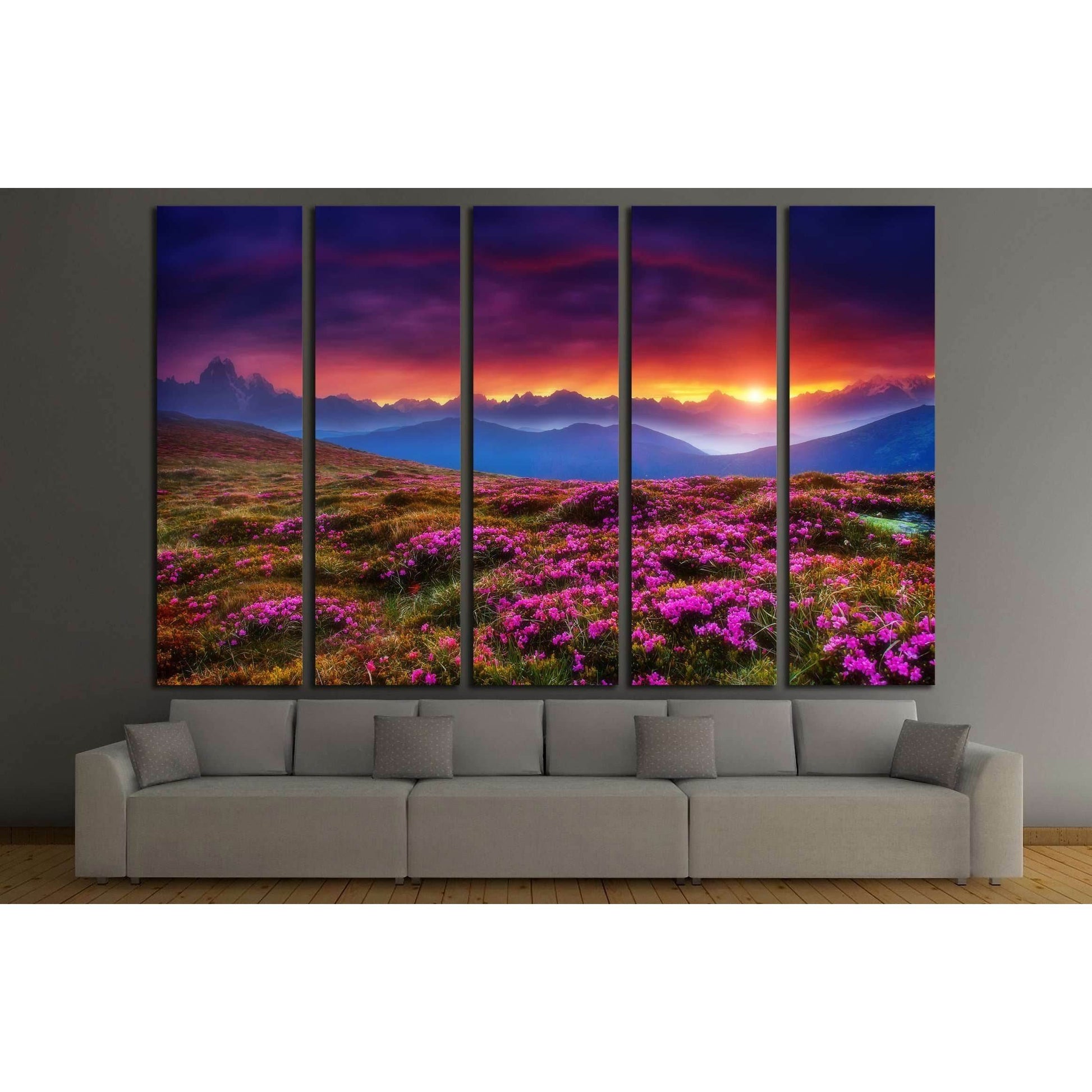 Dramatic and picturesque scene, Location Georgia. Europe №3083 Ready to Hang Canvas Print - Zellart Canvas Prints ALL_Products, s-3083