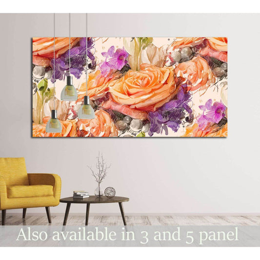 Drawing with colored pencils and watercolor №2571 Ready to Hang Canvas PrintCanvas art arrives ready to hang, with hanging accessories included and no additional framing required. Every canvas print is hand-crafted, made on-demand at our workshop and expe