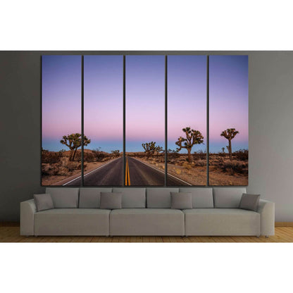 Driving through the desert №846 Ready to Hang Canvas Print - Zellart Canvas Prints ALL_Products, s-846
