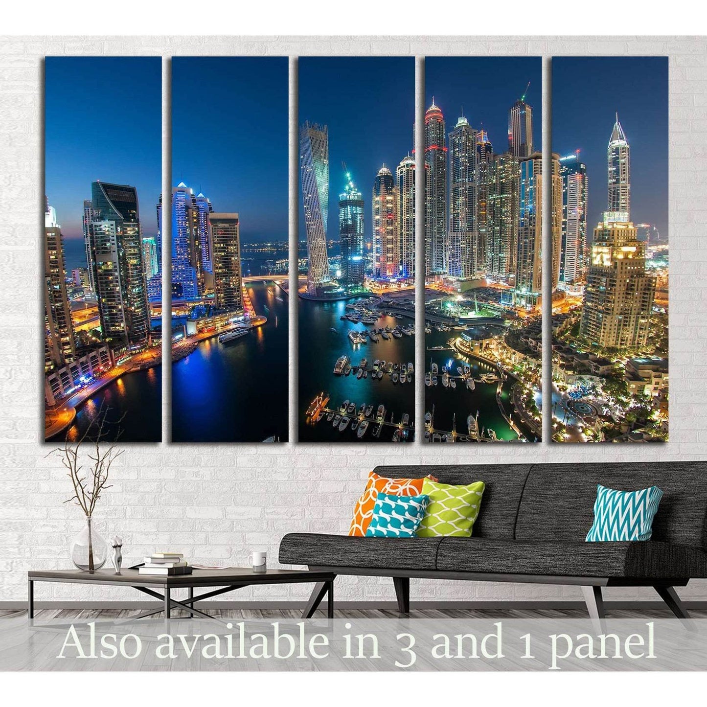 DUBAI №569 Ready to Hang Canvas Print - Zellart Canvas Prints ALL_Products, s-569