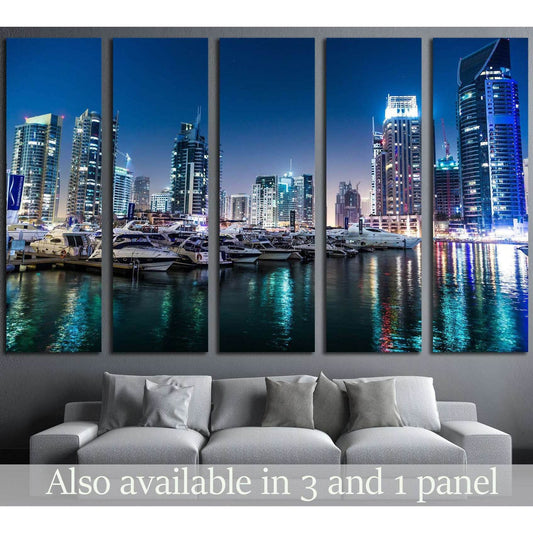 Dubai Cityscape №524 Ready to Hang Canvas Print - Zellart Canvas Prints ALL_Products, s-524