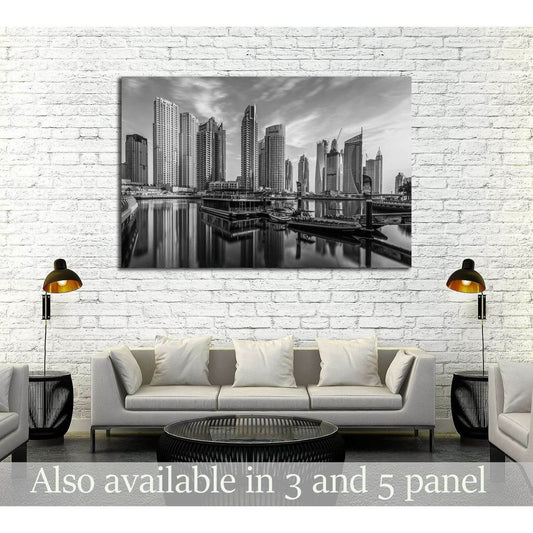 Dubai Marina Skyline. Dubai - United Arab Emirates. №2714 Ready to Hang Canvas PrintCanvas art arrives ready to hang, with hanging accessories included and no additional framing required. Every canvas print is hand-crafted, made on-demand at our workshop