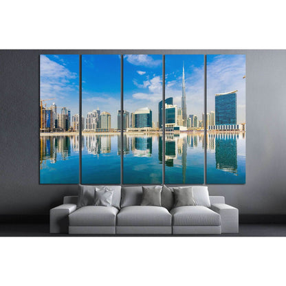Dubai skyline, UAE. №1131 Ready to Hang Canvas Print - Zellart Canvas Prints ALL_Products, s-1131