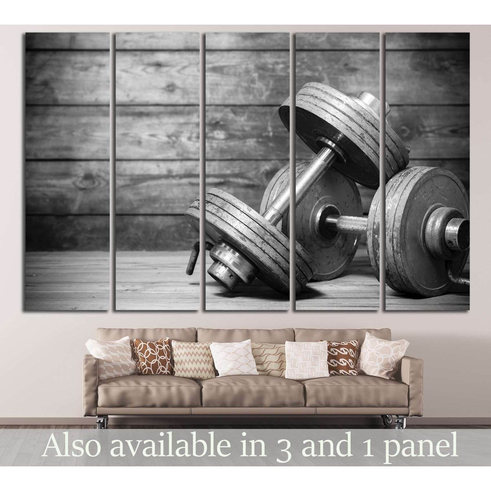 Dumbbless №200 Ready to Hang Canvas Print - Zellart Canvas Prints ALL_Products, wd-200