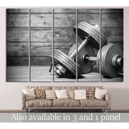 Dumbbless №200 Ready to Hang Canvas Print - Zellart Canvas Prints ALL_Products, wd-200