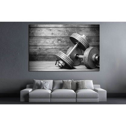 Dumbbless №200 Ready to Hang Canvas Print - Zellart Canvas Prints ALL_Products, wd-200