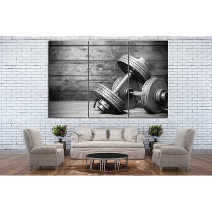 Dumbbless №200 Ready to Hang Canvas Print - Zellart Canvas Prints ALL_Products, wd-200