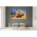 Dust splashed in off-road competition №1875 Ready to Hang Canvas Print