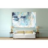 Dynamic painting texture №1050 Ready to Hang Canvas Print
