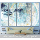 Dynamic painting texture №1050 Ready to Hang Canvas Print