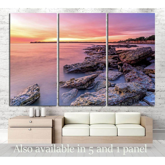 East Point Sunset, Darwin NT Australia №3112 Ready to Hang Canvas Print - Zellart Canvas Prints ALL_Products, s-3112
