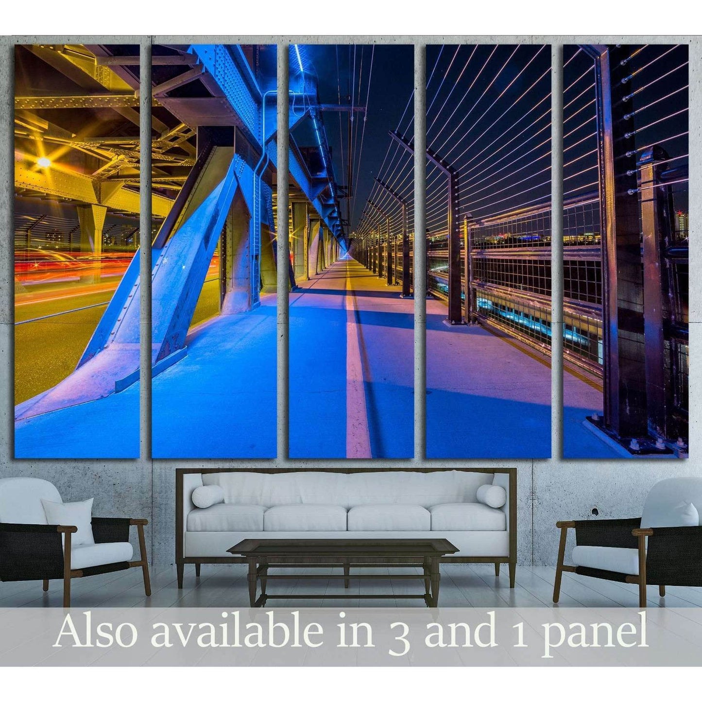 Edmonton, Alberta high level bridge №3051 Ready to Hang Canvas Print - Zellart Canvas Prints ALL_Products, s-3051