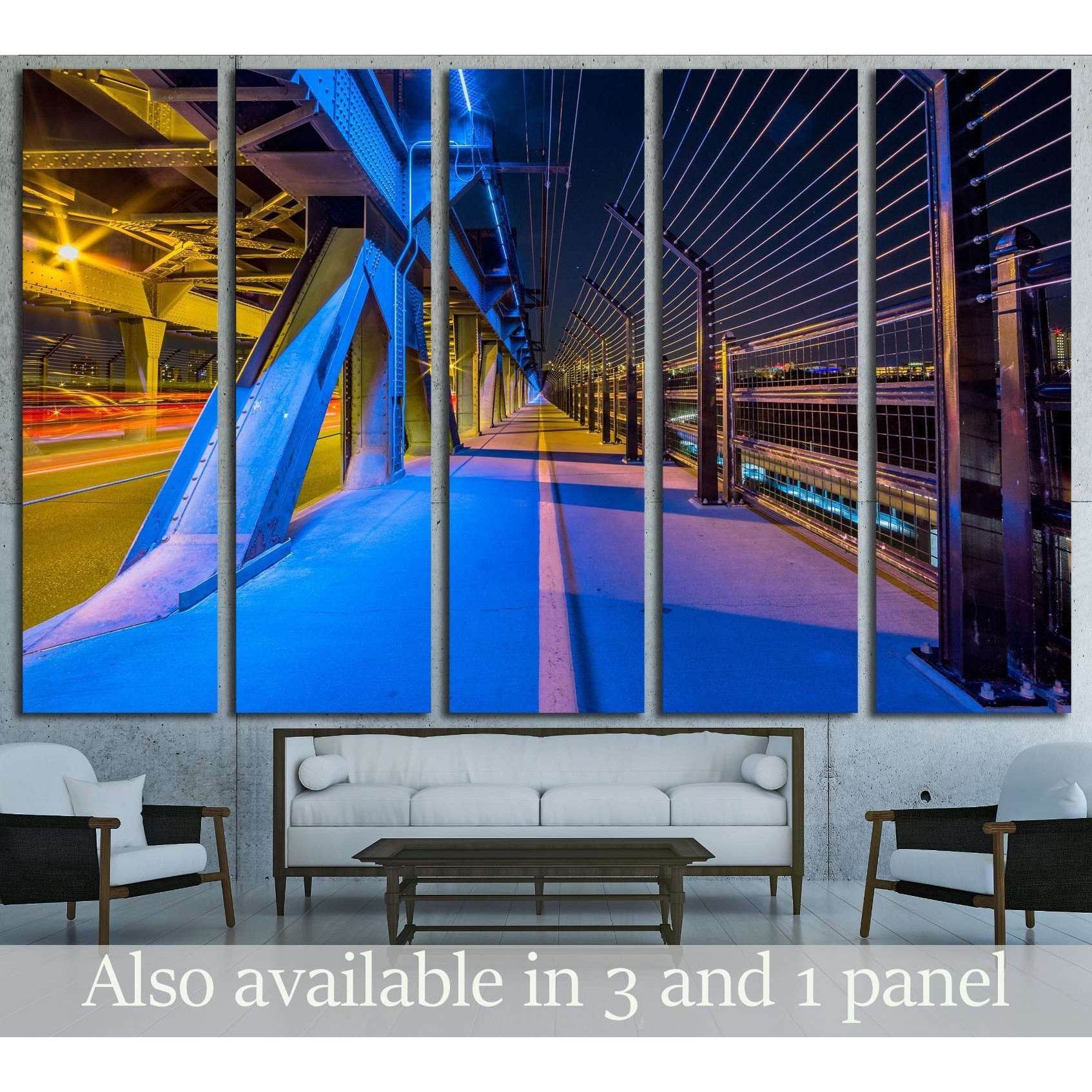 Edmonton, Alberta high level bridge №3051 Ready to Hang Canvas Print - Zellart Canvas Prints ALL_Products, s-3051