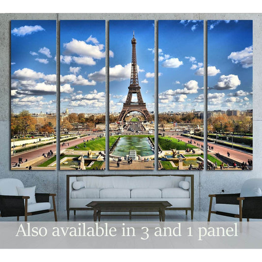 eiffel tower №2229 Ready to Hang Canvas Print - Zellart Canvas Prints ALL_Products, s-2229