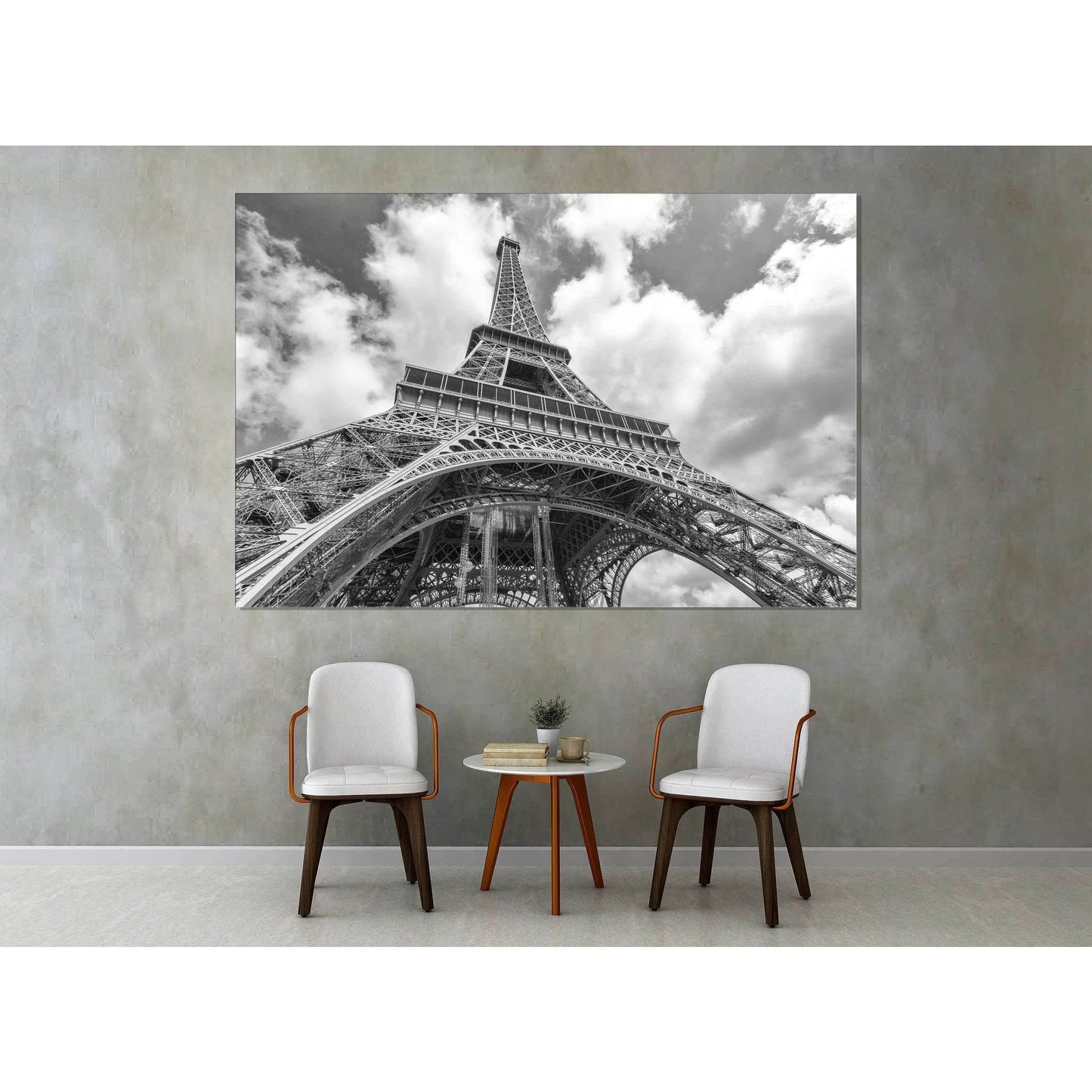 Eiffel Tower №3004 Ready to Hang Canvas Print - Zellart Canvas Prints ALL_Products, z-3004