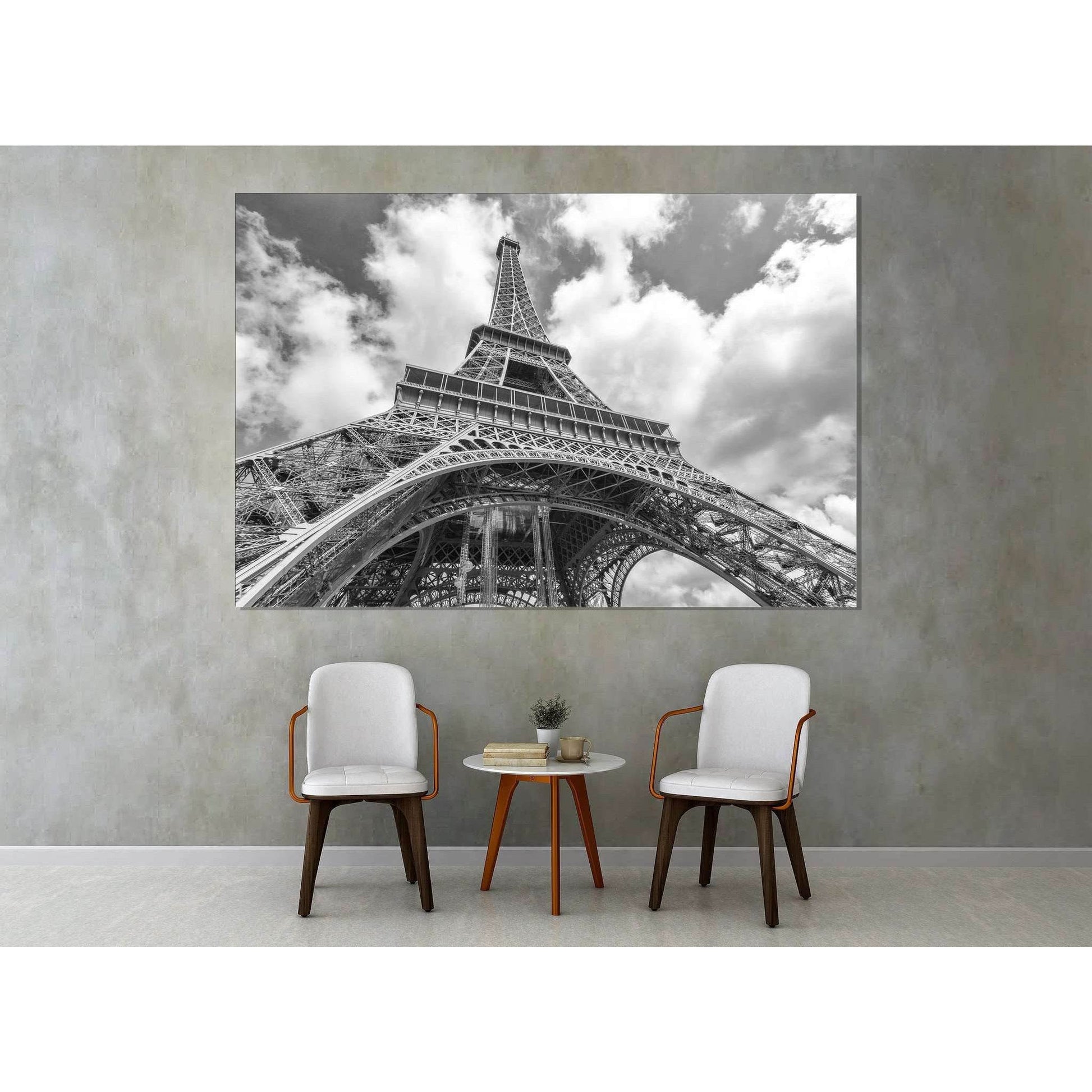 Eiffel Tower №3004 Ready to Hang Canvas Print - Zellart Canvas Prints ALL_Products, z-3004