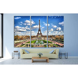 eiffel tower №2229 Ready to Hang Canvas Print
