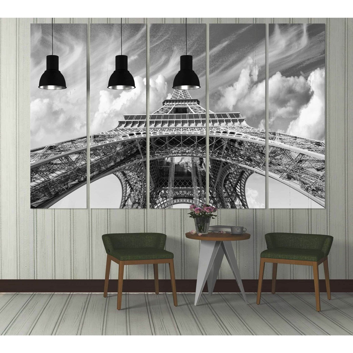 Eiffel Tower №3003 Ready to Hang Canvas PrintCanvas art arrives ready to hang, with hanging accessories included and no additional framing required. Every canvas print is hand-crafted, made on-demand at our workshop and expertly stretched around 100% Nort
