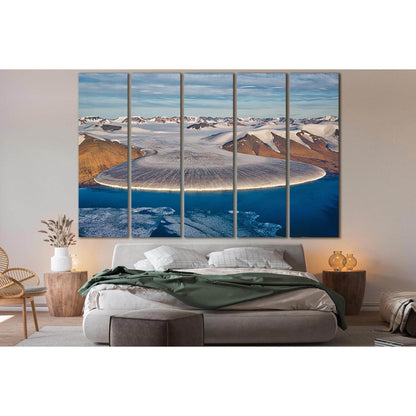 Elephant Leg Glacier In North Greenland №SL1318 Ready to Hang Canvas Print - Zellart Canvas Prints 0new, ALL_Products, Glacials