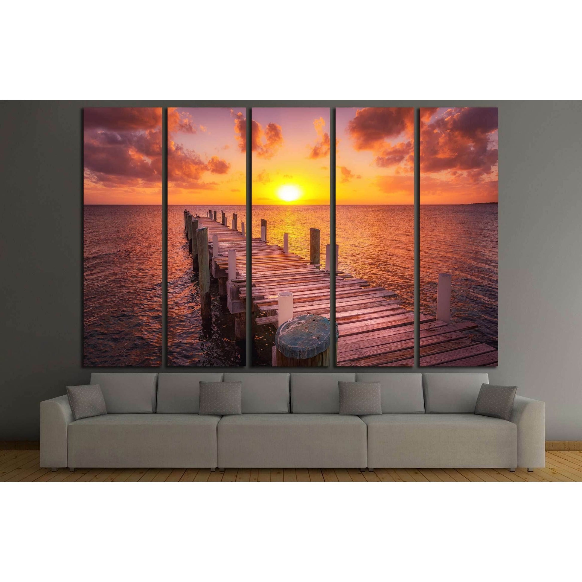 Eleuthera island, Bahamas №3202 Ready to Hang Canvas Print - Zellart Canvas Prints ALL_Products, s-3202