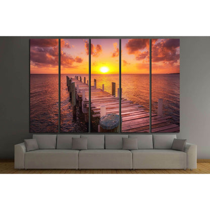 Eleuthera island, Bahamas №3202 Ready to Hang Canvas Print - Zellart Canvas Prints ALL_Products, s-3202