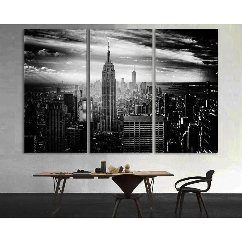 Empire State Building №1088 Ready to Hang Canvas PrintCanvas art arrives ready to hang, with hanging accessories included and no additional framing required. Every canvas print is hand-crafted, made on-demand at our workshop and expertly stretched around