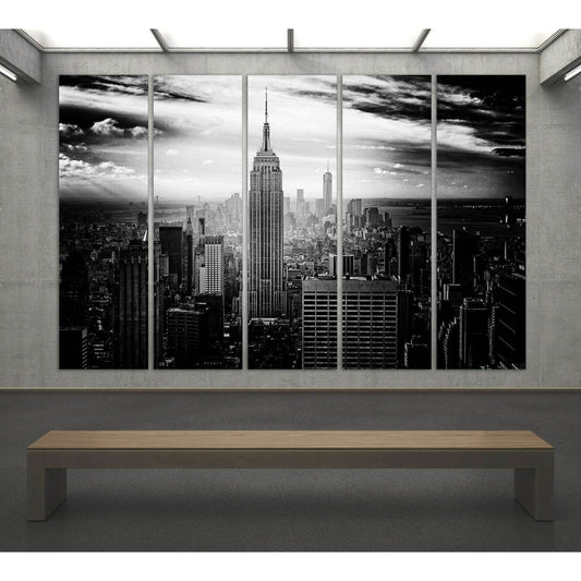 Empire State Building №1088 Ready to Hang Canvas PrintCanvas art arrives ready to hang, with hanging accessories included and no additional framing required. Every canvas print is hand-crafted, made on-demand at our workshop and expertly stretched around