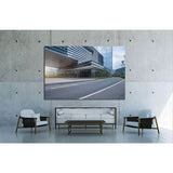empty road in Shanghai town Square №1574 Ready to Hang Canvas Print