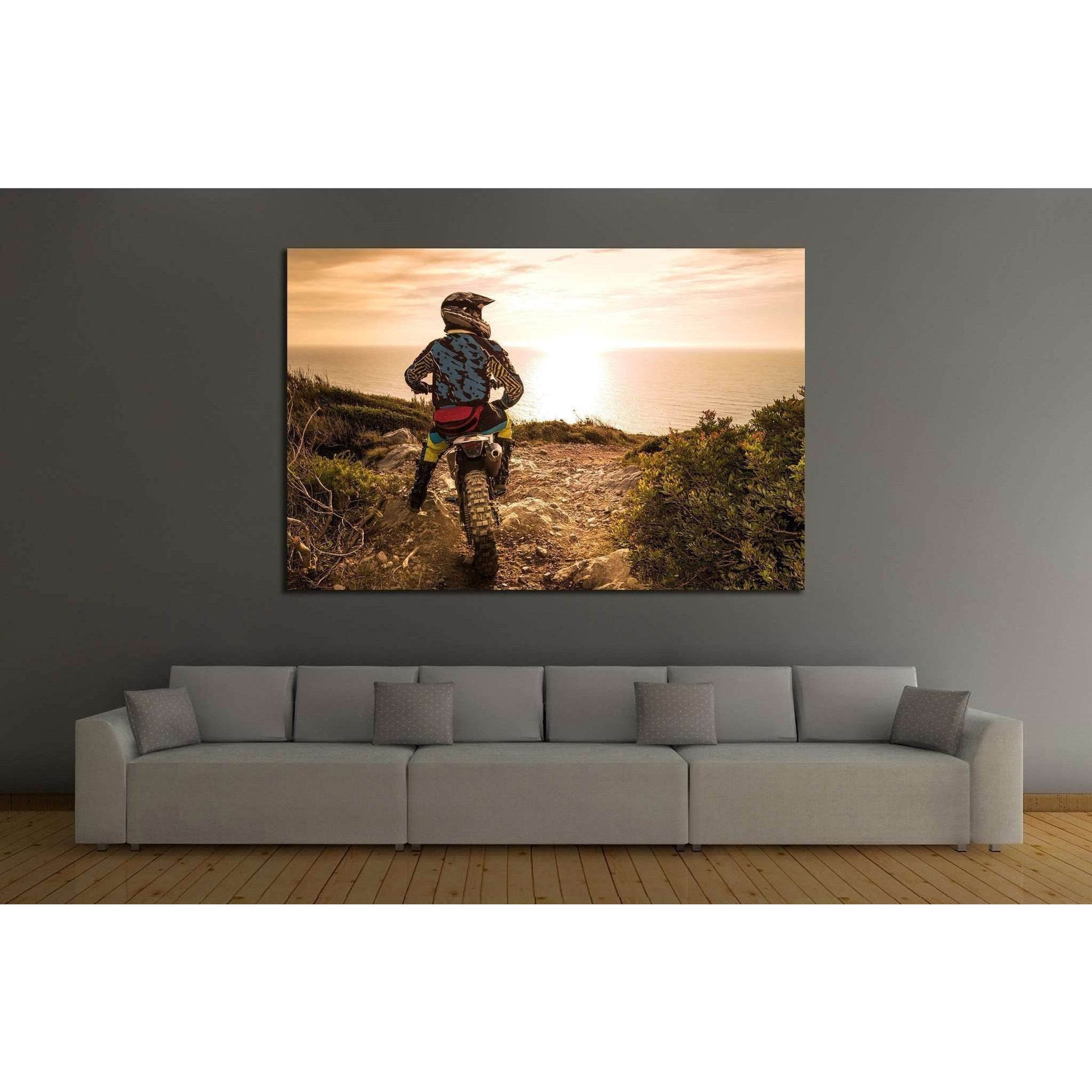 Enduro №167 Ready to Hang Canvas Print - Zellart Canvas Prints ALL_Products, wd-167