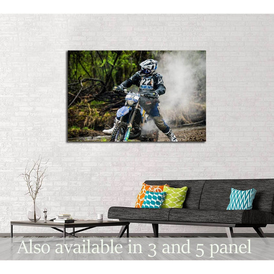 Enduro Canvas Art, ATV Wall Art №2488 Ready to Hang Canvas Print - Zellart Canvas Prints ALL_Products, s-2488