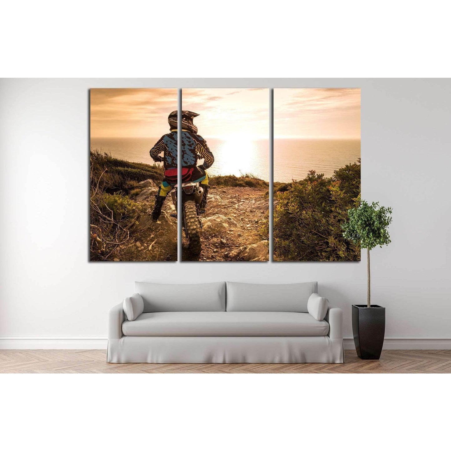 Enduro №167 Ready to Hang Canvas PrintCanvas art arrives ready to hang, with hanging accessories included and no additional framing required. Every canvas print is hand-crafted, made on-demand at our workshop and expertly stretched around 100% North Ameri
