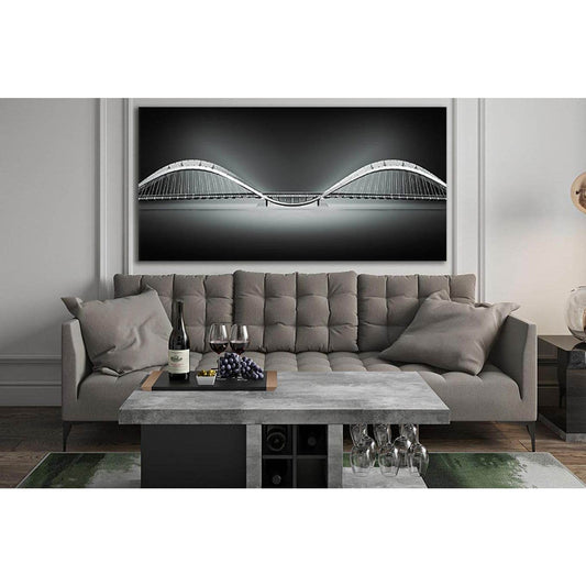 Enneus Herma Bridge Amsterdam №SL1123 Ready to Hang Canvas Print - Zellart Canvas Prints 0new, ALL_Products, Bridges Wall Art