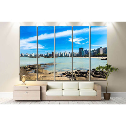 Espirito Santo, Brazil №1027 Ready to Hang Canvas PrintCanvas art arrives ready to hang, with hanging accessories included and no additional framing required. Every canvas print is hand-crafted, made on-demand at our workshop and expertly stretched around