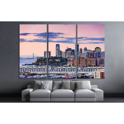 Exchange Place, Jersey City, New Jersey skyline №1739 Ready to Hang Canvas PrintCanvas art arrives ready to hang, with hanging accessories included and no additional framing required. Every canvas print is hand-crafted, made on-demand at our workshop and
