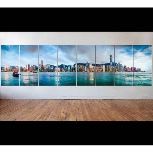 Extra Large panorama Hong Kong, China №51 Ready to Hang Canvas PrintCanvas art arrives ready to hang, with hanging accessories included and no additional framing required. Every canvas print is hand-crafted, made on-demand at our workshop and expertly str