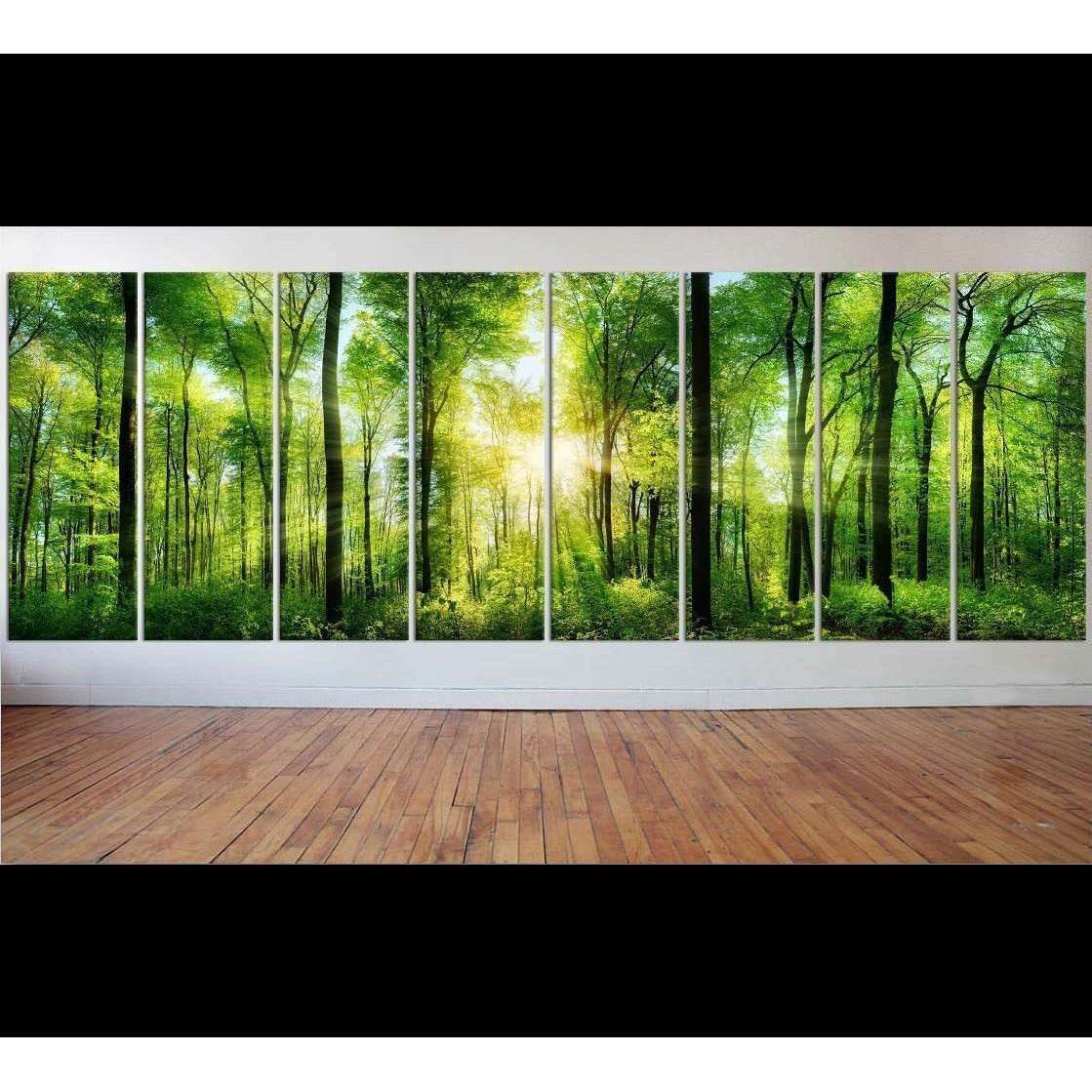 Extra Large Panorama of Green Forest №48 Ready to Hang Canvas PrintCanvas art arrives ready to hang, with hanging accessories included and no additional framing required. Every canvas print is hand-crafted, made on-demand at our workshop and expertly stre