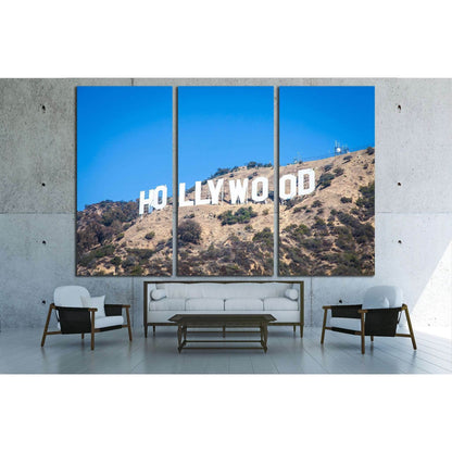 Famous Hollywood landmark in Los Angeles, California №1940 Ready to Hang Canvas Print - Zellart Canvas Prints ALL_Products, s-1940